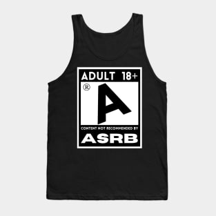 Rated Adult Tank Top